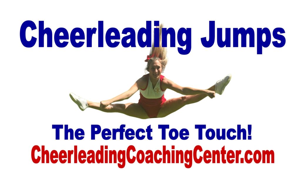 cheerleading toe touch